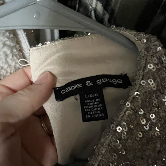 Sequins High Neck Shirt - Picture 3 of 3